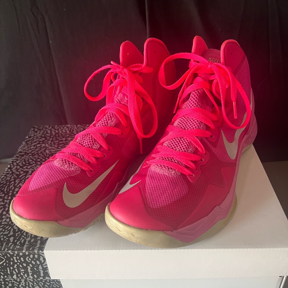 Nike Women's Bright Pink Athletic High-Tops